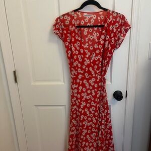 Reformation wrap dress